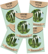 Freedom Farms luffa seeds bulk pack ready for planting and germination