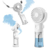 Frelisiy handheld misting fan with lanyard for hands-free cooling on the go.