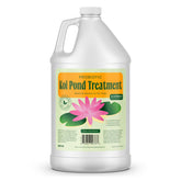 Fresh Pond Koi Pond Water Treatment bottle pour showing easy dosing for clearer water