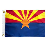 FRF FLAG Arizona boat flag 12x18 with brass grommets for outdoor durability.