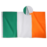 FRF FLAG Irish flag 3x5 ft with brass grommets for outdoor hanging.