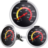 Frienda charcoal grill thermometer dial for quick temperature checks on the grill