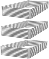 Frizione galvanized raised garden bed 36x18 ready for assembly and durable outdoor use.