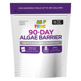 FROG 90-Day Algae Barrier pod in skimmer for effortless pool algae prevention.