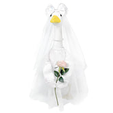 Froklic bride goose outfits complete set for elegant yard decor