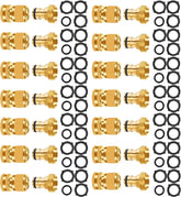 FRQNTKPA brass garden hose quick connector with sturdy brass body for durable connections