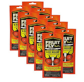 Fruit Fly BarPro strip on a shelf provides month-long pest control without sprays.