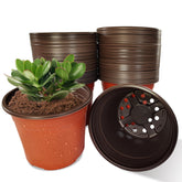 Fsehyue 8-inch nursery pot with drainage holes for seed starting