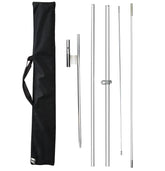 FSFLAG feather flag pole kit enables easy assembly for daily storefront displays.