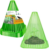 Fshow Garden Cloche Cover 20-Pack protecting seedlings from pests while allowing light