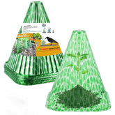Fshow garden cloche dome assembly shows reusable PVC protection for young plants