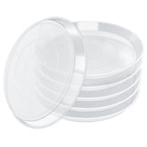 FUIJOL clear plant saucer, top view, captures excess water for clean surfaces.