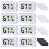 Fuitnerd mini hygrometer with front-frame adhesive for Mason jars shows real-time humidity.