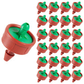 FULAIERGD pressure-compensating drippers deliver a stable 0.25 GPH flow for 1/4 in tubing.