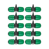 FULAIERGD barbed tee connector for 1/2 to 1/4 inch tubing, secure drip setup.