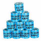 FULAIERGD blue pigeon leg rings pack for quick identification in breeding.
