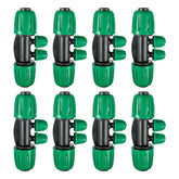 FULAIERGD four-way barbed tee keeps drip lines secure with a leak-free seal.