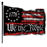 fulaismgs we-the-people-1776-flag double-sided outdoor display for pride