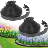 FunFanso 2-inch landscape edging in black for clean lawn borders and flower beds
