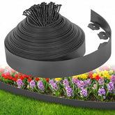 FunFanso border assembly kit demonstrates easy no-dig setup for borders.