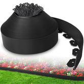 FunFanso edging border kit for quick no-dig installation along garden beds.