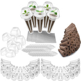 Fungiworks 202pcs kit components for hydroponic pods and multi-cycle use