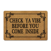 FunXiLin welcome doormat anti-slip rubber back for safe indoor use.