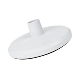 Fuoequl SP1106 vacuum plate attached to a skimmer basket for easy debris pickup