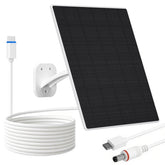 FutureZEN solar panel for security camera mounted on roof delivers steady outdoor power