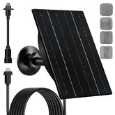 FUTUREZEN 4W solar panel for Blink Outdoor 4th Gen powers exterior camera charging.