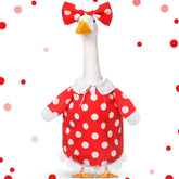 FuWeave spring goose outfit dress for 23-inch geese adds festive curb appeal.
