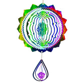 FuyeorTee stainless steel wind spinner reflecting sunlight for bird deterrence