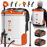 FUZOTO backpack sprayer battery compartment for quick setup and reliable power