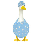 Fuzzivator Easter porch goose outfit hat enhances festive porch decor