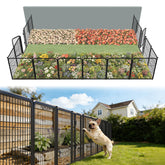 FXW garden fence 24-inch height keeps pets safely contained outdoors.