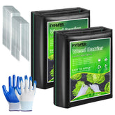 FYFMFER weed barrier fabric 4ft x 100ft blocks sunlight while retaining soil moisture for healthy roots