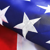 G128 American flag 4x6 deluxe embroidered stars for vibrant patriotic displays