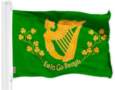 G128 Erin Go Bragh flag 3x5 with vibrant colors for outdoor display.