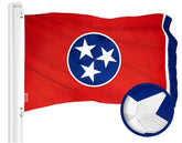 G128 Tennessee State Flag with embroidered star for vivid display.