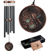Gabzart wind chimes deep-tone tubes create a soothing outdoor ambiance.