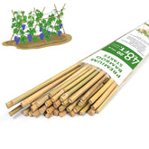 GAGINANG bamboo stakes full set provides sturdy 4.8 ft garden support for tall plants.
