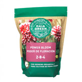 Gaia Green Power Bloom granules in a 2 kg pouch boost soil nutrients for flowering crops