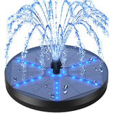 GAIZERL solar bird bath fountain installation shows quick setup and sun-powered operation