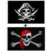 GAKA pirate flag 3x5 with cross knife design for outdoor display