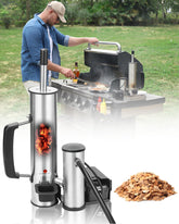 GANGSHELO smoke generator for cheese delivers cleaner smoke and richer flavor.