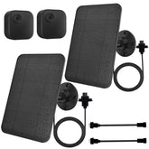 Ganjiuxingl 4W solar panel for Blink camera powering outdoor surveillance