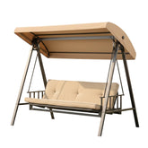 Garden Winds reinforced RipLock 350 canopy top in beige for durable outdoor shade.