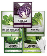 Gardeners Basics Michihili Napa seed packets for a diverse early harvest