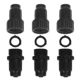 Gardeningwill 3Sets connectors for garden hose ensure secure 3/4 inch connections.