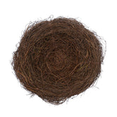 Gardeningwill natural rattan bird nest for garden decor and spring ambiance.